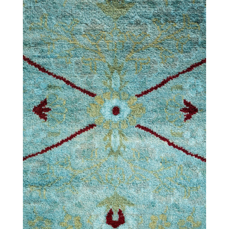 Holsworth One-of-a-Kind 3' 2" X 5' 4" New Age Wool Area Rug Blue