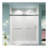 68-72 inches *76 inches  Frameless Double Sliding Soft-Close Shower Door, 3/8 inches (10mm) Thick SGCC Tempered Glass Door, Chrome