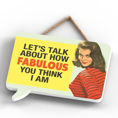 Pinup Lets Talk About - Print on MDF