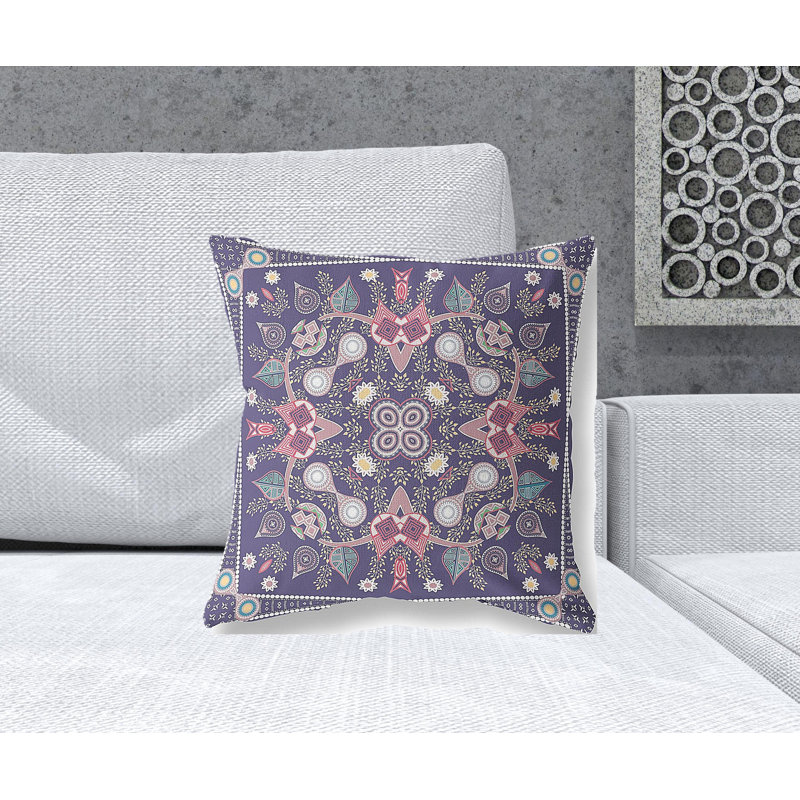 Coussin 18 po x 18 po, Mauve soufflé