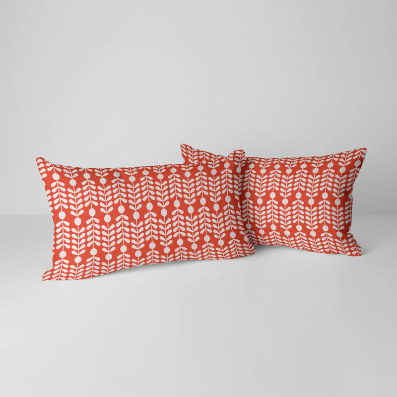 Housse de coussin d'extérieur Talula, Orange
