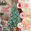 Arbre de Noël en PE / PVC - 2458 pointes-2123504102