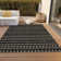 Machine Washable Indoor/Outdoor Christain ACN1409 Black Rug