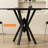 Black Round Sintered Stone Dining table-329481470