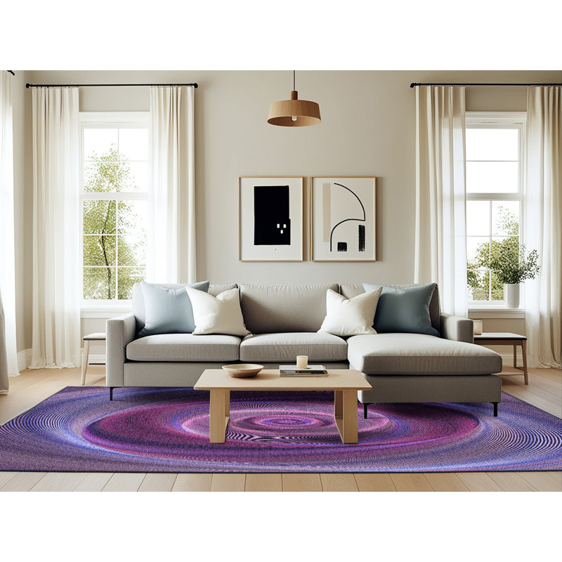 Abstract Indoor Rug, Rectangle 6' x 9'