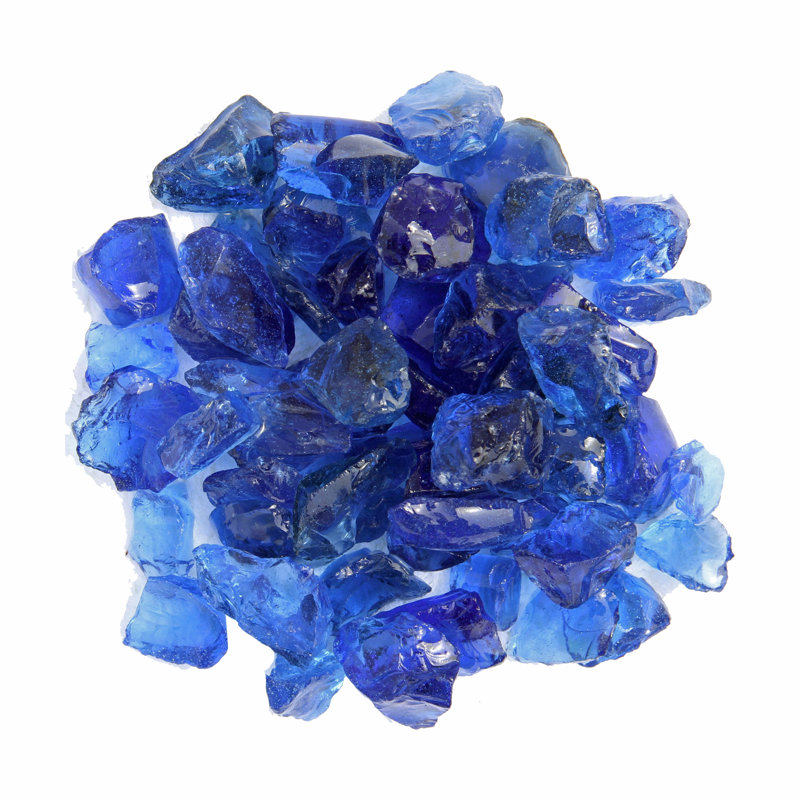Verre à feu recyclé Sundberg, Bleu océan