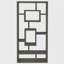 Weathered Grey 10-layer Open Shelving-1661852605