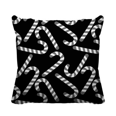 Coussin décoratif intérieur / extérieur Christmas Candy Cane