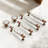 European Ceramic Cabinet Pulls and Knobs Set, Vintage Floral Cabinet and Drawer Handles with Antique Bronze Hardware