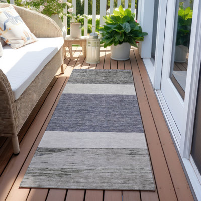 Tapis intérieur / extérieur Chantissa Denim