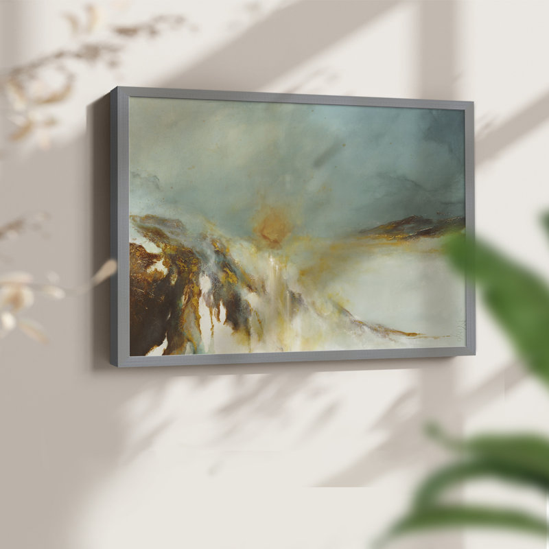 Terra Sol - Reproduction encadrée - Restickable, H 8 po x l 10 po, Gris