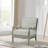 ACME Saraid Accent Chair, Beige Linen & Gray Oak Finish-716839673