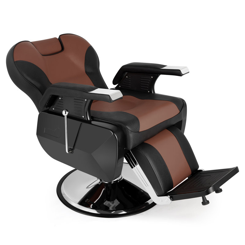 Fauteuil de massage en faux cuir, Similicuir noir