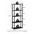 5-Tier 57.4" Open Shelf Bookcase, Compact Storage Bookshelf-221452308-221384783