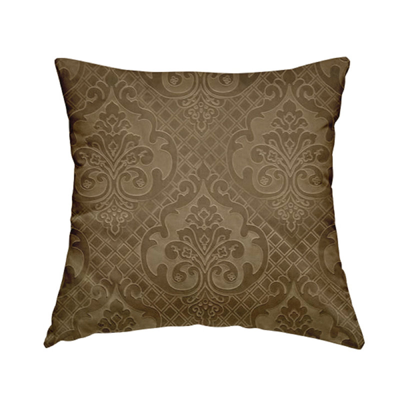 Karol Rectangular Throw Cushion, Brown