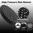 6-Inch High-Pressure Rainfall Shower Head - Anti-Clog Silicone Jets, 2.5 GPM Detachable Restrictor & Easy-Clean Design-113695276