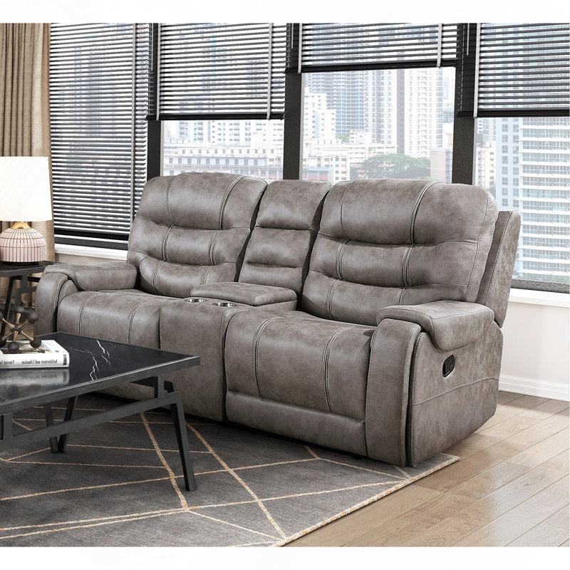 Causeuse double inclinable avec console centrale Modern Living Room