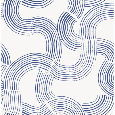 Diamond Mid-Century Peel & Stick Abstract Wallpaper