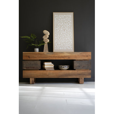 Elser 64'' Solid Wood Console Table