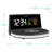 Wireless Charging Tabletop Alarm Clock in Black