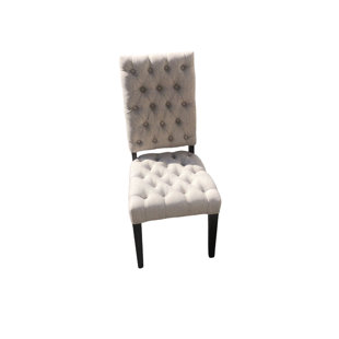Chaise de salle à manger capitonnée beige Verizon - ensemble de 4 (Ensemble de 4)