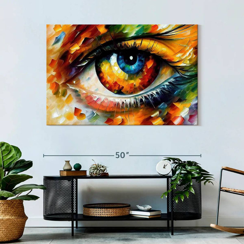 Leisha Eye I, 32" H x 48" W