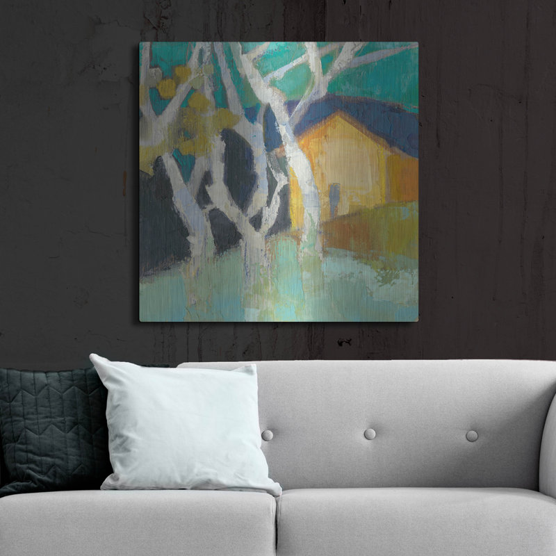 «Avoca Barn» par Sue Jachimiec, art mural en métal, H 36 po x l 36 po