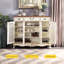 Banc de rangement beige en bois manufacturé-1437225595