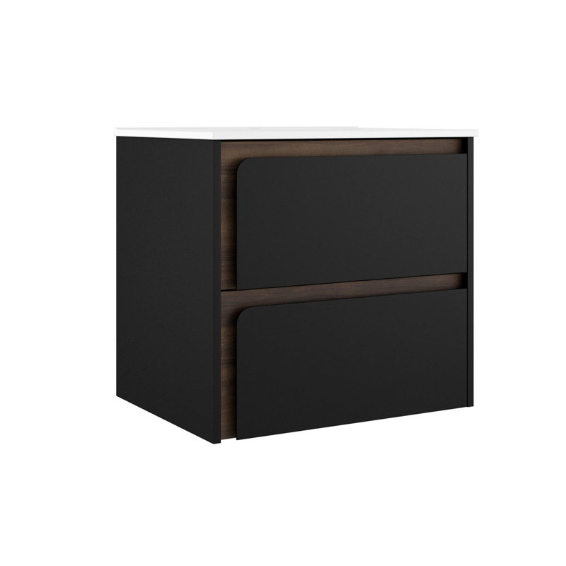 DAX Indico Single Vanity, 24", Valenti, Matt Black