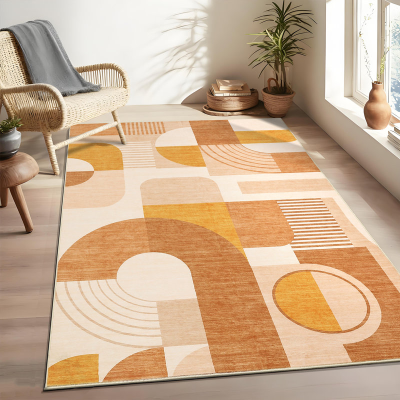 Tapis lavable à la machine Boho, Rectangle 9 pi x 12 pi