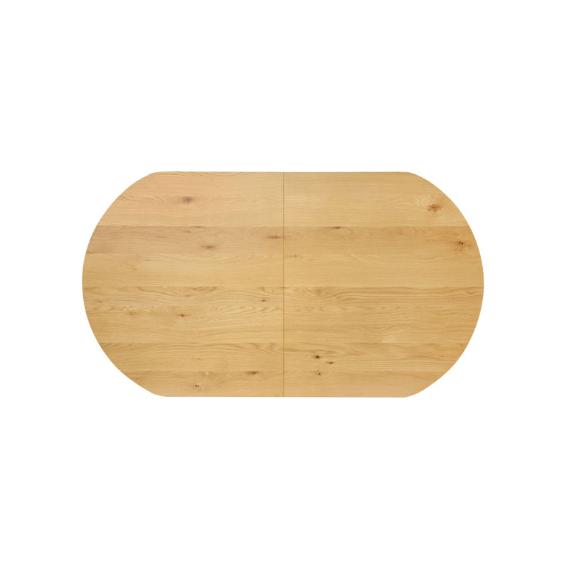 Table de salle à manger à rallonge Svalbard (63 po à 82,5 po), Chêne