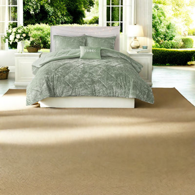 Ensemble de literie en velours luxueux, polyester hypoallergénique pour maison moderne