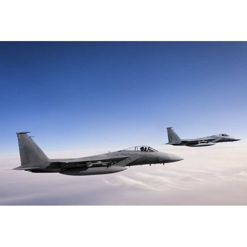 F-15 Eagles in Flight by Guvendemir, 32" H x 48" W