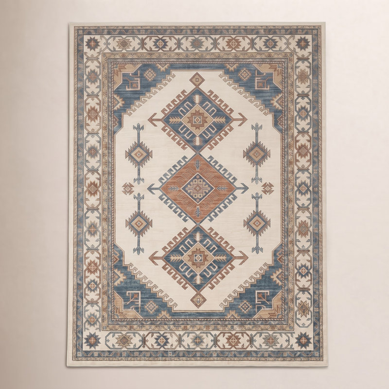 Roshni Wool Area Rug, Rectangle 5' x 7'6"