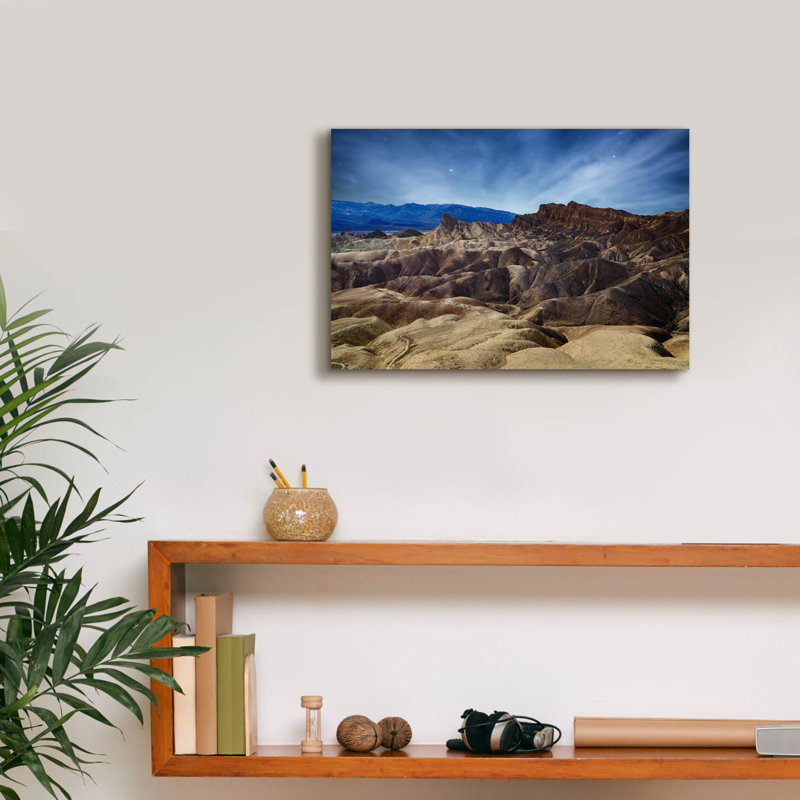 «Zabriskie Starlight» par Rick Berk, art mural sur toile, H 12 po x l 18 po