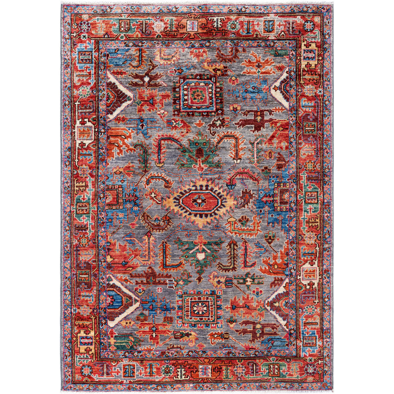 Serapi One-of-a-Kind 4' 2" X 5' 11" Hand Knotted Area Rug