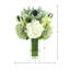 Assorted Hydrangeas, Lamb's Ear and Protea Arranged in Glass Vase
