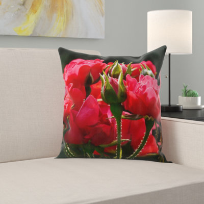 Coussin roses