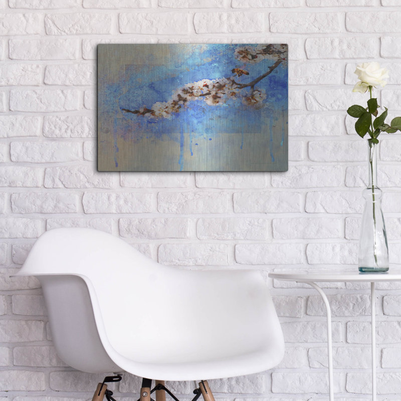 «Fleur d'abricot» par Chris Vest, H 16 po x l 24 po
