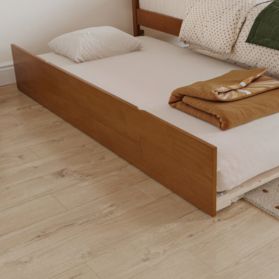 Rasnick Solid Wood Roll Out Trundle Bed