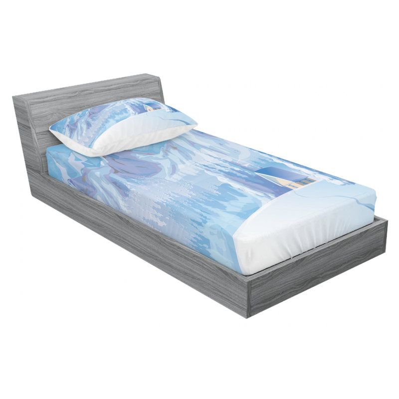 Microfiber Sheet Set, Twin XL Sheet Set with Fitted Sheet
