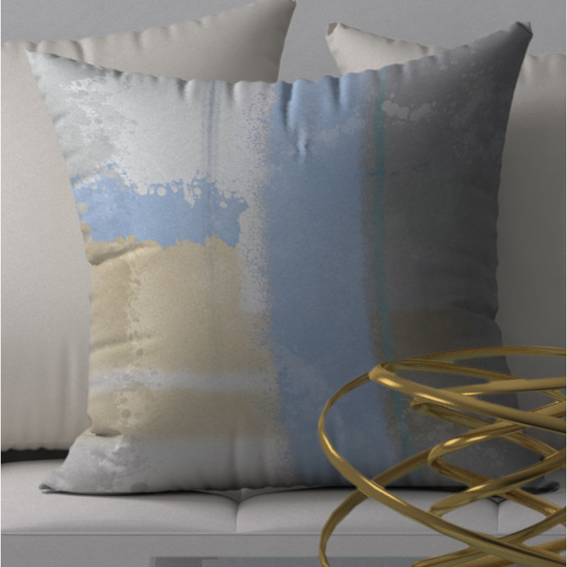 Housse de coussin décorative carrée fraîcheur Alive, 20 po X 20 po
