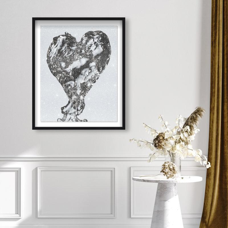 Mercury Love Framed Graphic Art, 37.5"H x 31.5"W, Black Shadowbox