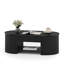 Table basse Mid-Century ovale avec tiroir Guinna-2136907877