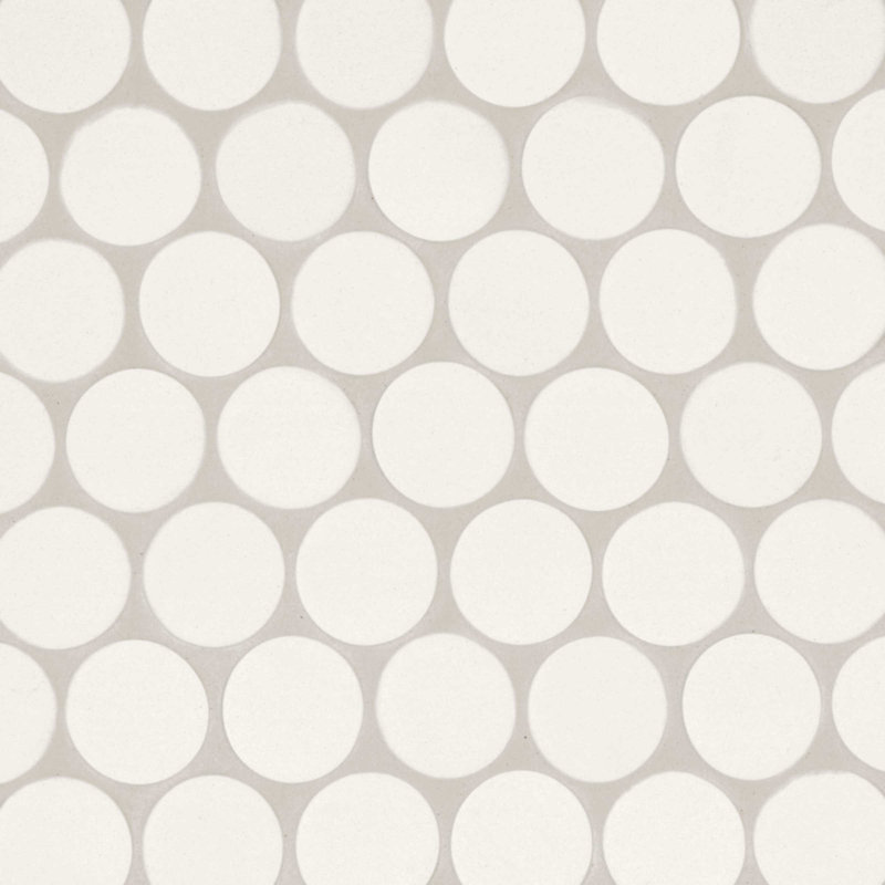 Makoto 2" x 2" Porcelain Tile, Shoji White