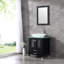 Ensemble de meuble-lavabo simple 25 po avec miroir Rodarte-345031276