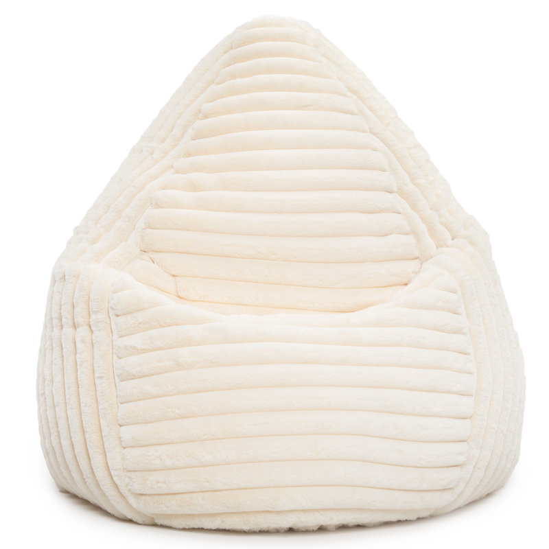 Fauteuil à billes Raya, Polyester ivoire