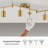 42.7'' 6 -Light Swing Arm Track Track Kit with Dimmable and Adjustable Head