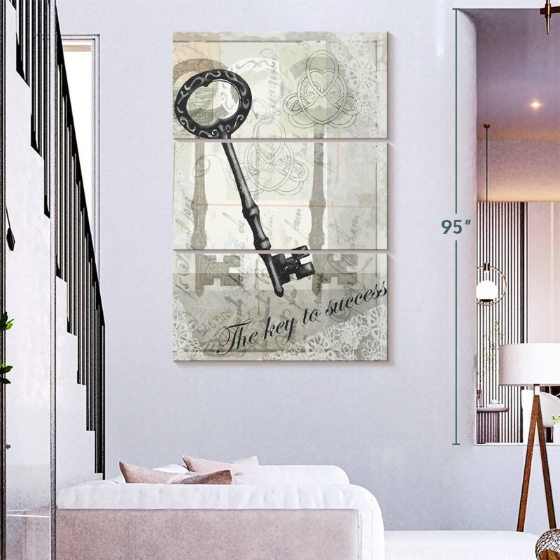 Key I, 65" H x 42" W