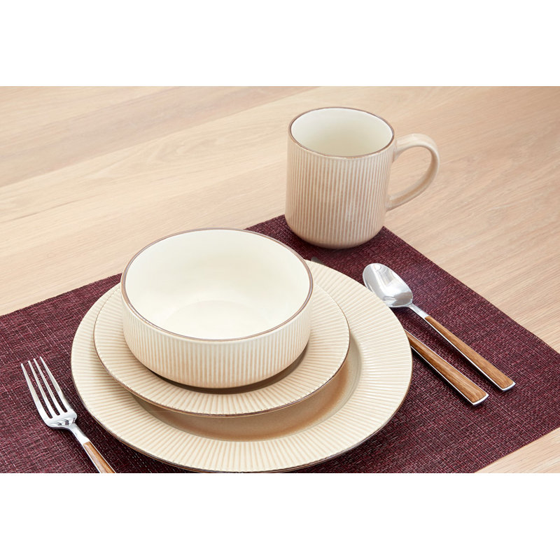 Service de table 16 pièces Solmu Sand, Sable